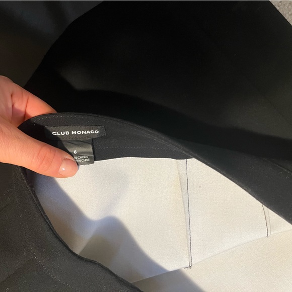 Club Monaco neoprene skirt size 6 - Picture 3 of 3